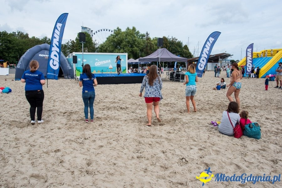 Pożegnanie wakacji  2018 na plaży