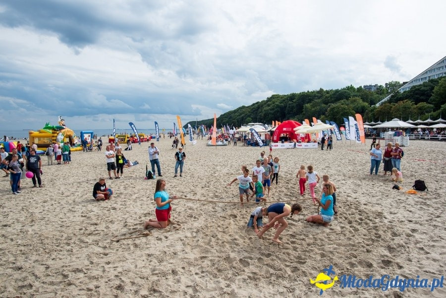 Pożegnanie wakacji  2018 na plaży