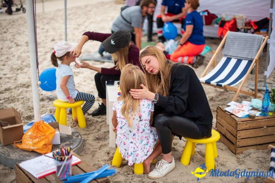 Pożegnanie wakacji  2018 na plaży