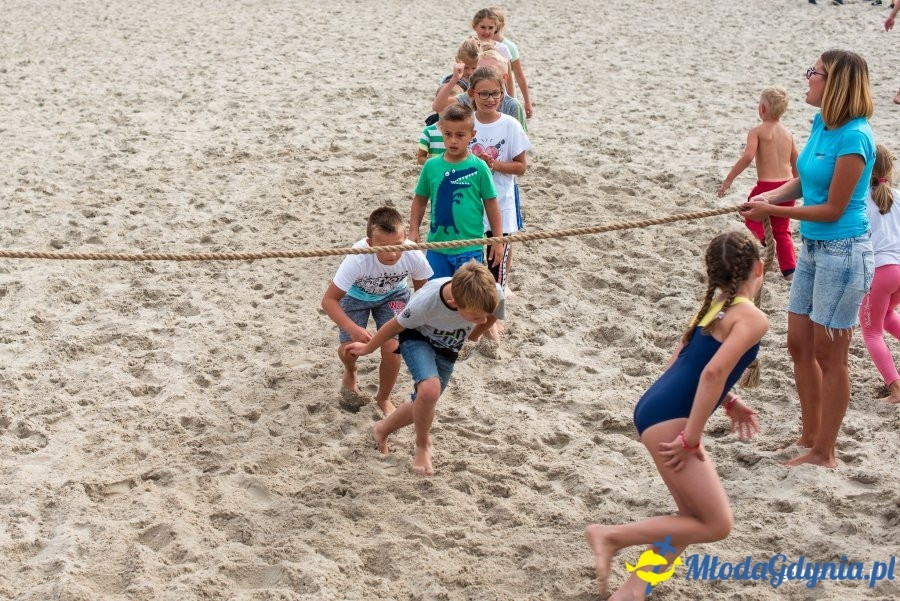 Pożegnanie wakacji  2018 na plaży