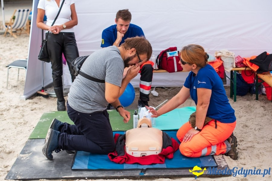 Pożegnanie wakacji  2018 na plaży