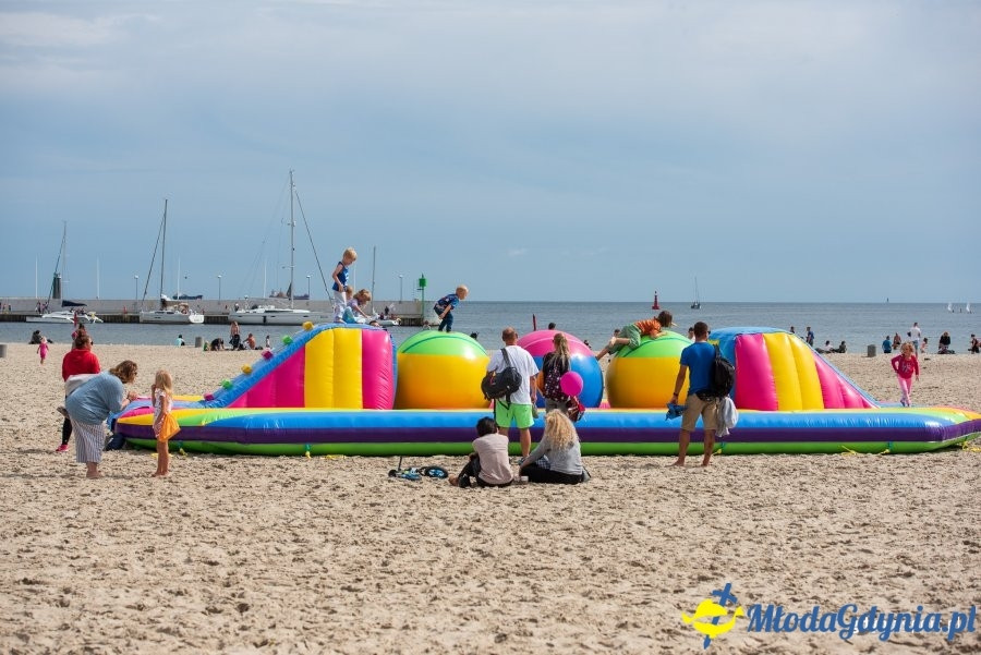 Pożegnanie wakacji  2018 na plaży