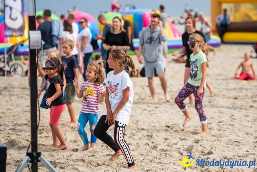 Pożegnanie wakacji  2018 na plaży