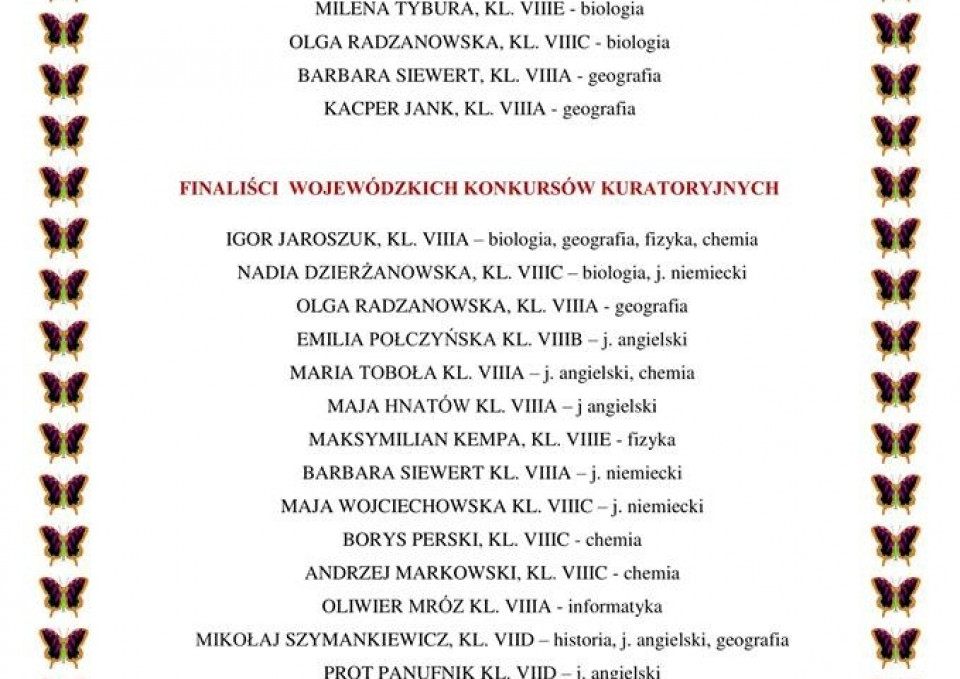 SP 18 - Gala Konkursów Kuratoryjnych 2019