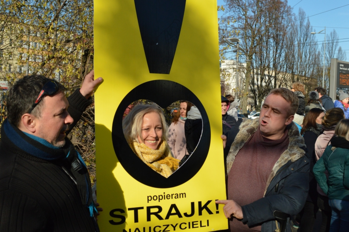 Protest z wykrzyknikiem w Gdyni