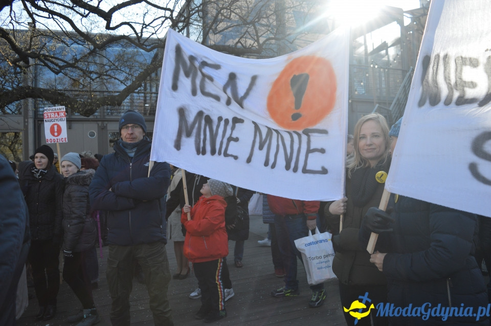 Protest z wykrzyknikiem w Gdyni