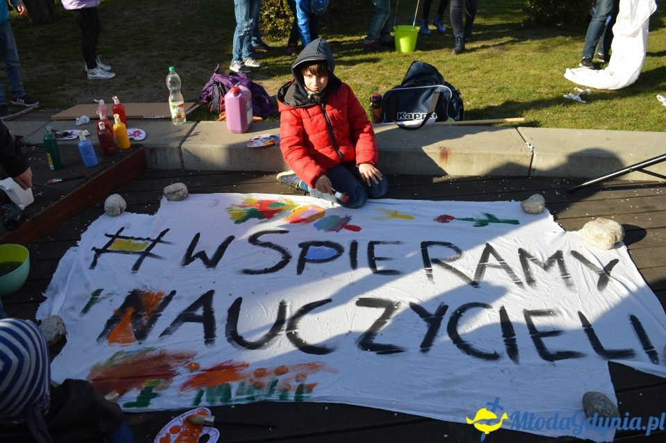 Protest z wykrzyknikiem w Gdyni