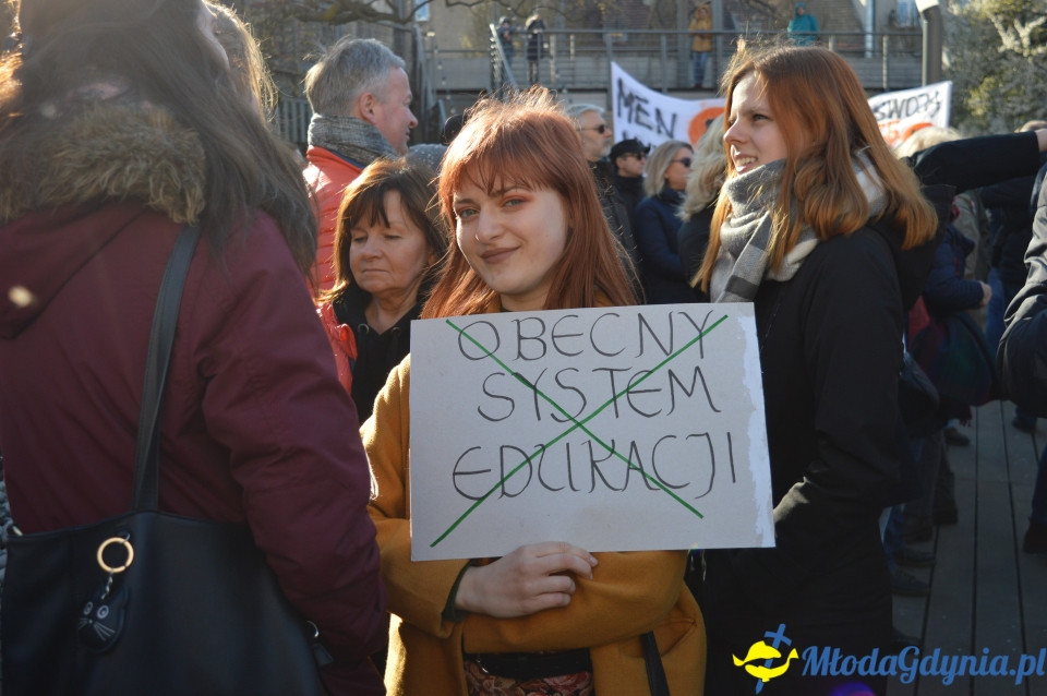 Protest z wykrzyknikiem w Gdyni