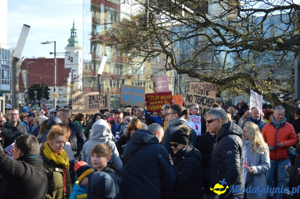 Protest z wykrzyknikiem w Gdyni
