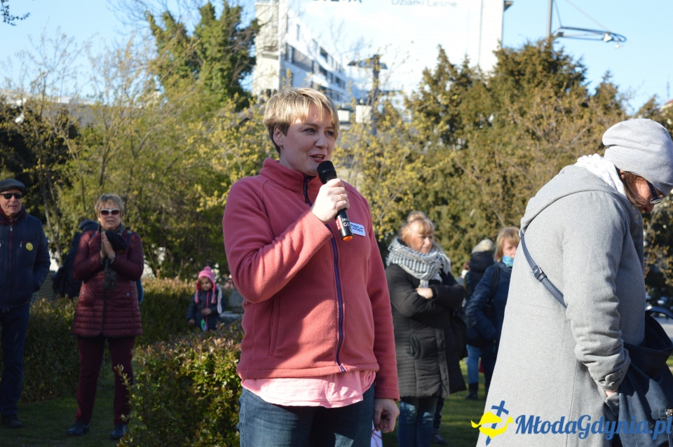 Protest z wykrzyknikiem w Gdyni