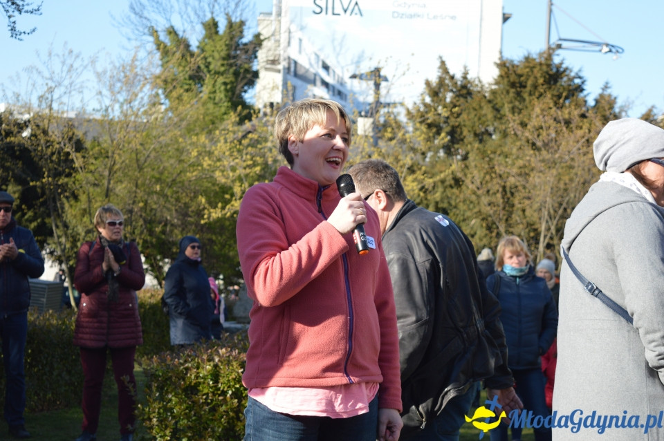 Protest z wykrzyknikiem w Gdyni