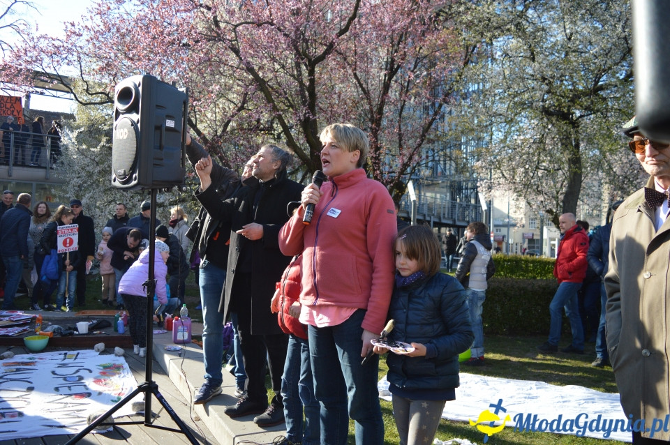 Protest z wykrzyknikiem w Gdyni