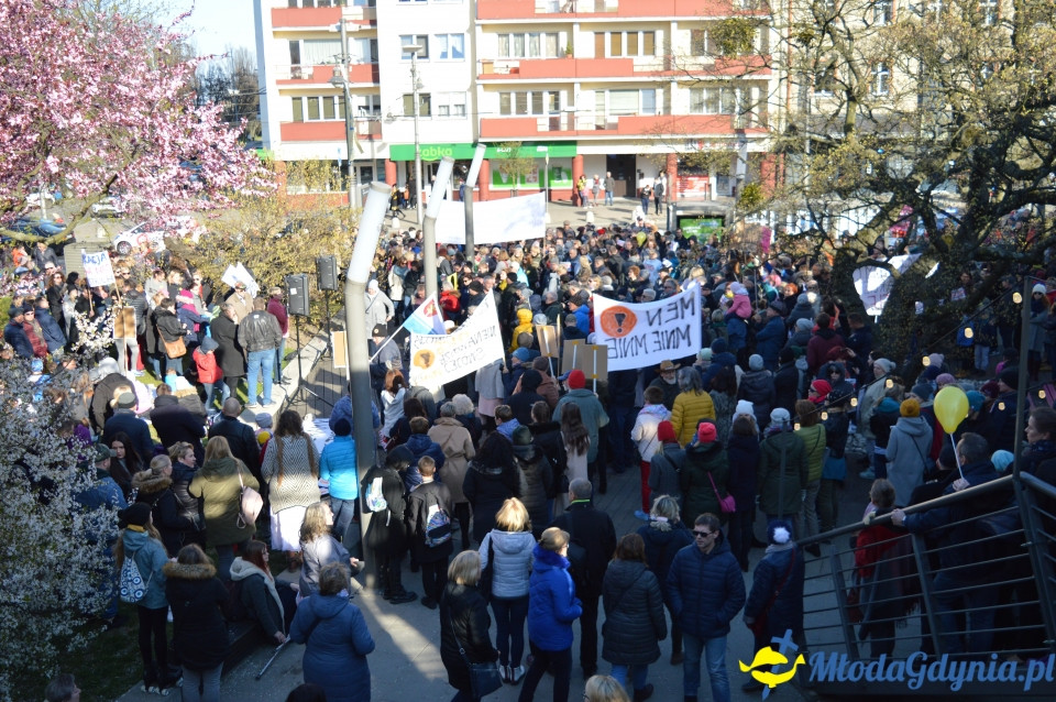 Protest z wykrzyknikiem w Gdyni