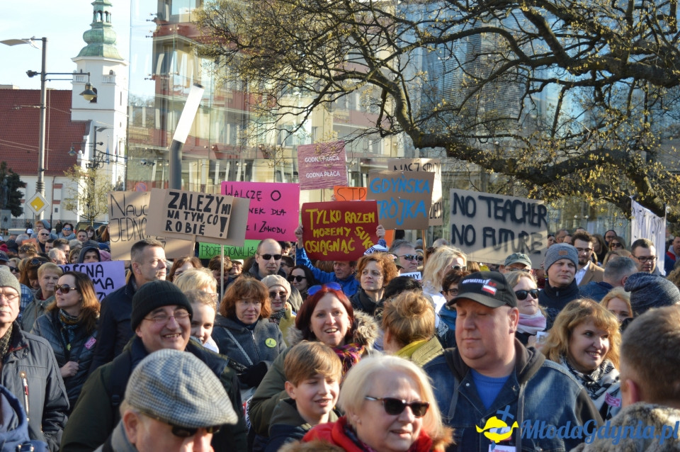 Protest z wykrzyknikiem w Gdyni