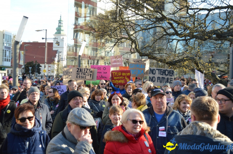 Protest z wykrzyknikiem w Gdyni