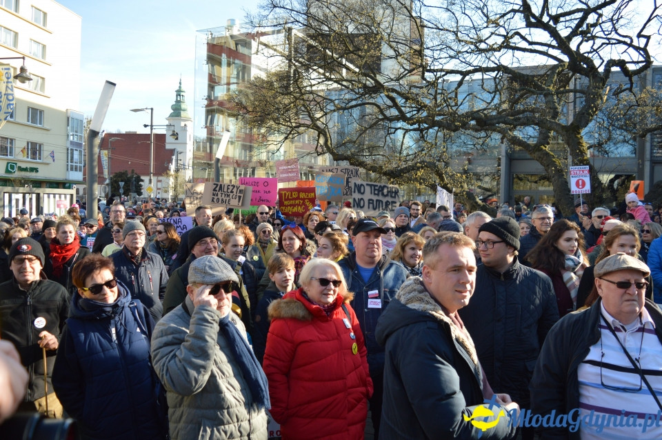 Protest z wykrzyknikiem w Gdyni