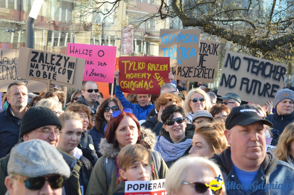 Protest z wykrzyknikiem w Gdyni