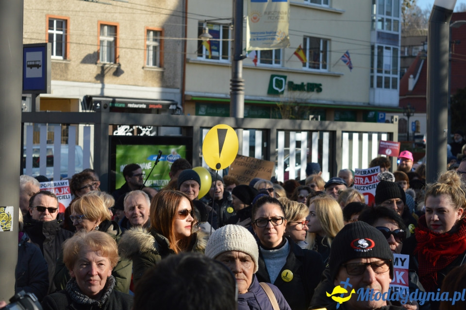 Protest z wykrzyknikiem w Gdyni