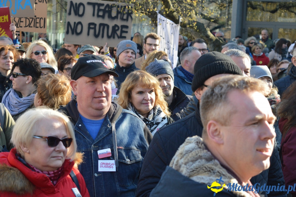 Protest z wykrzyknikiem w Gdyni
