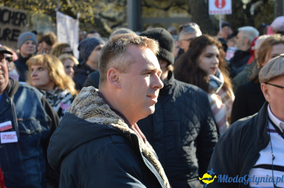 Protest z wykrzyknikiem w Gdyni