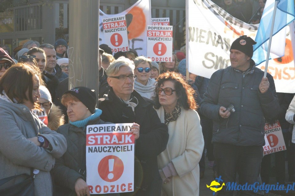 Protest z wykrzyknikiem w Gdyni