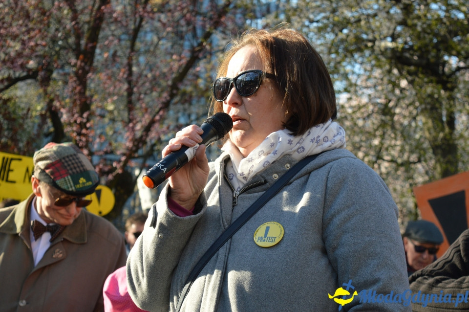 Protest z wykrzyknikiem w Gdyni