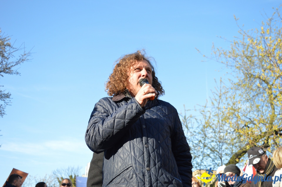 Protest z wykrzyknikiem w Gdyni