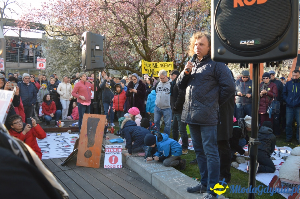 Protest z wykrzyknikiem w Gdyni