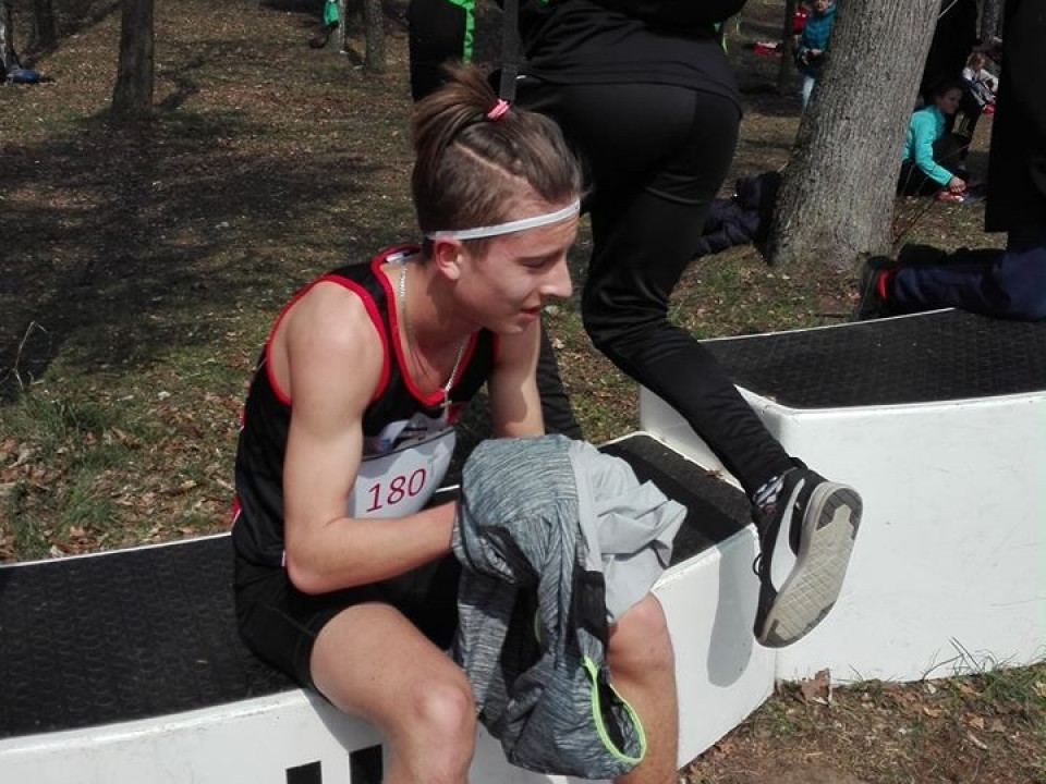 SP 43 - Dawid Tomaszek na XIX Wojewódzkich Igrzyskach Młodzieży Szkolnej w Biegach Przełajowych w Człuchowie