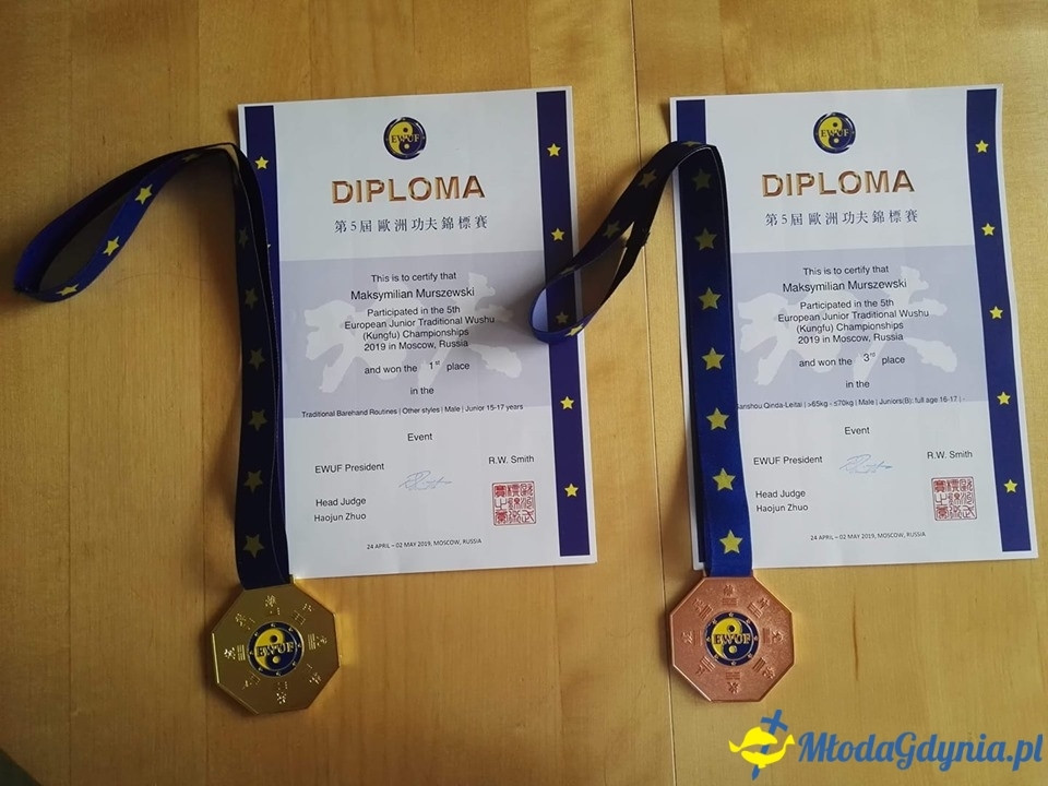 Shaolin Kunf Fu Gdynia - 5 Mistrzostwa Europy Tradycyjnego Wushu - Moskwa 2019