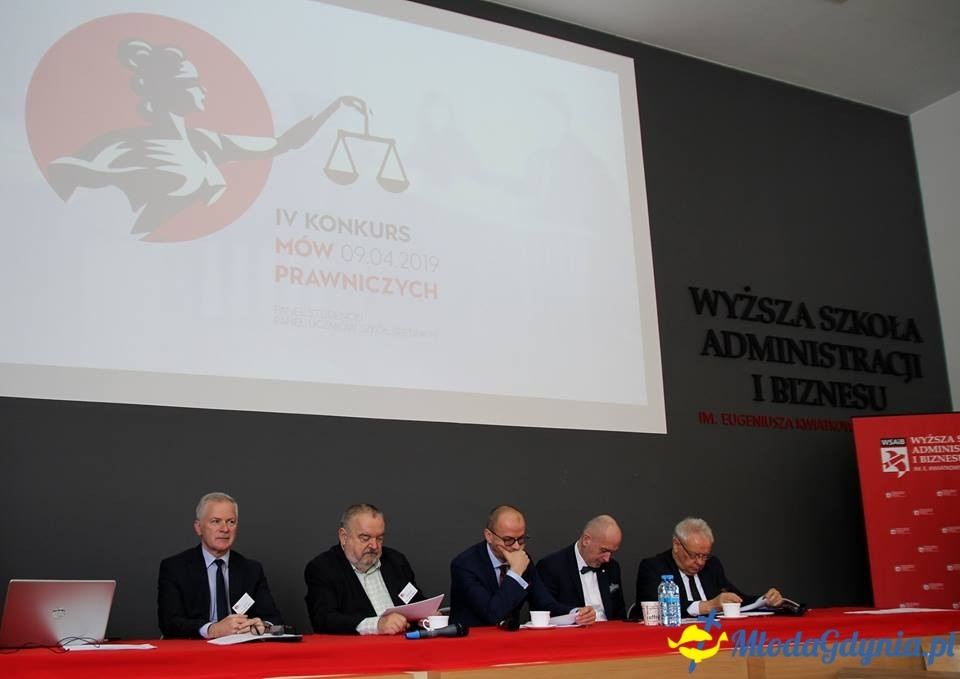IV Konkursu Mów Prawniczych w Uczelni Kwiatkowskiego