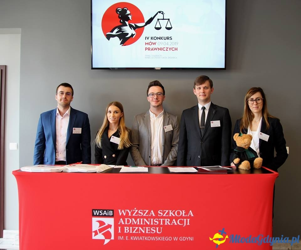 IV Konkursu Mów Prawniczych w Uczelni Kwiatkowskiego