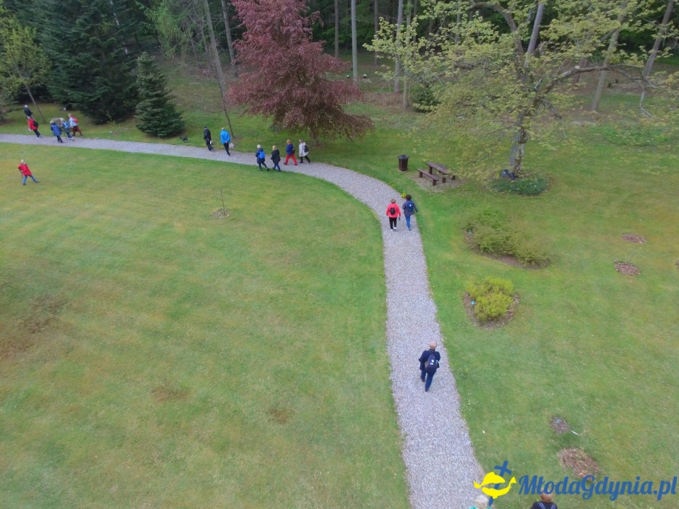 Wycieczka PTTK Klubu Turystycznego Wybrzeże do Arboretum w Wirtach