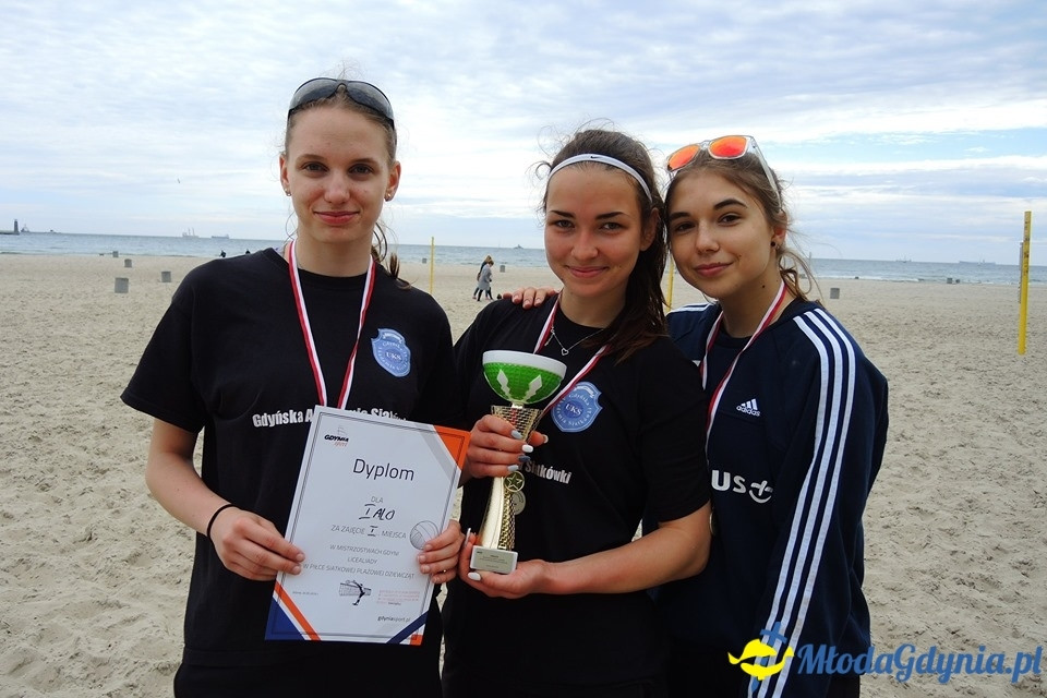 Mistrzostwa Gdyni szkół ponadgimnazjalnych w siatkówce plażowej