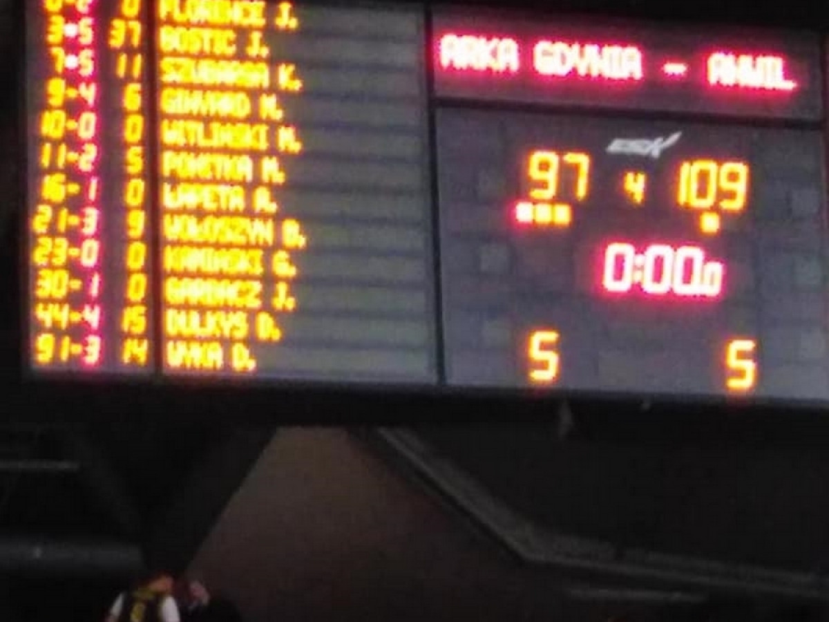 Asseco Arka Gdynia - Anwil Włocławek - 97:109