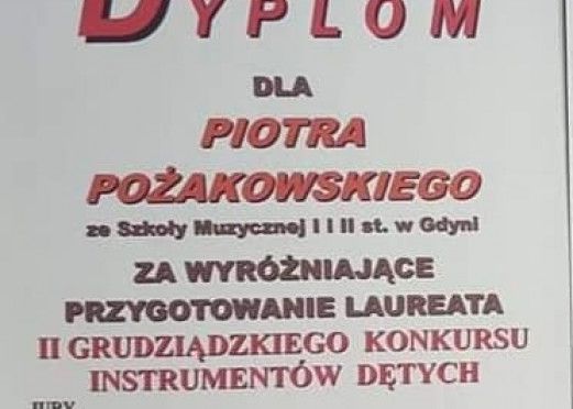 Sukcesy uczniów Szkoły Muzycznej - maj 2019