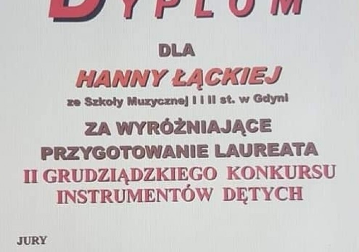 Sukcesy uczniów Szkoły Muzycznej - maj 2019