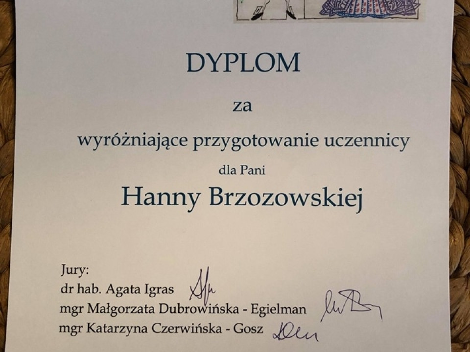 Sukcesy uczniów Szkoły Muzycznej - maj 2019