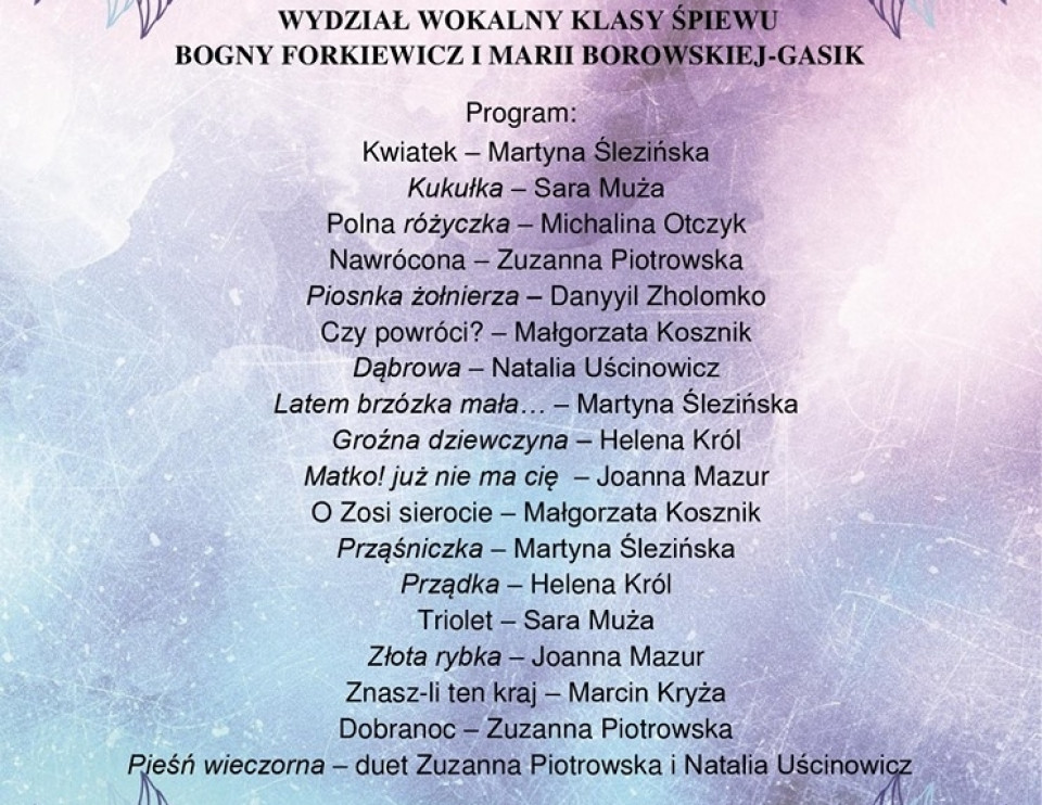 Sukcesy uczniów Szkoły Muzycznej - maj 2019