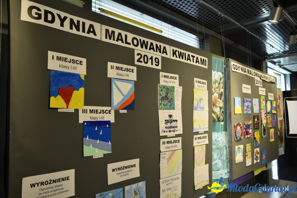 Gdynia malowana kwiatami