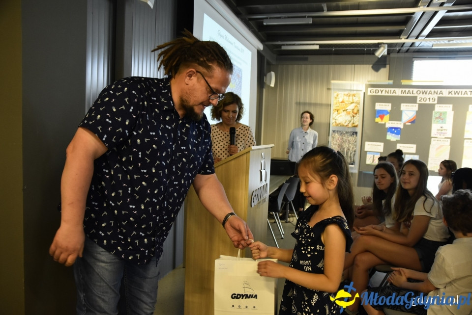 Gdynia malowana kwiatami