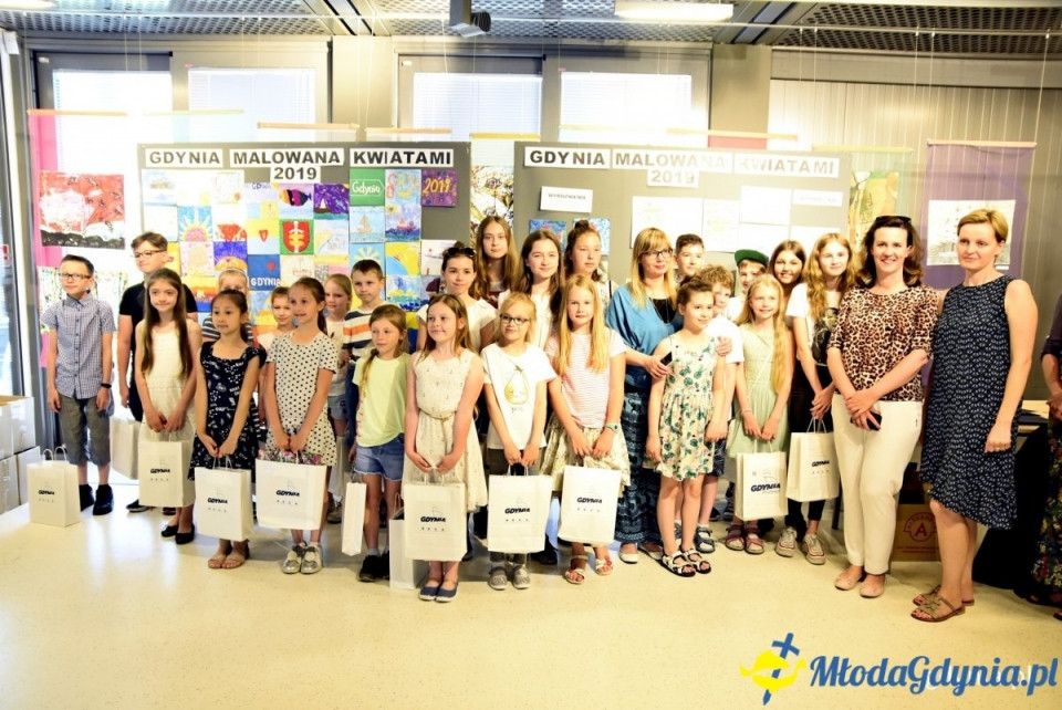 Gdynia malowana kwiatami