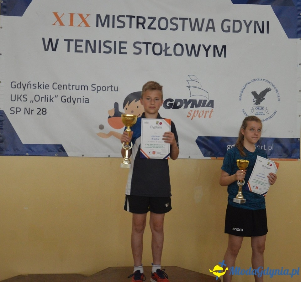 XIX Mistrzostwa Gdyni w Tenisie Stołowym - X Finałowy Turniej - 01.06.2019