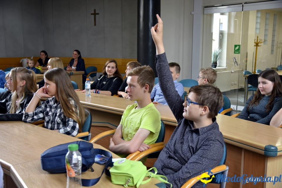 SP 44. O Gdyni wiedzą wiele. W nagrodę spotkali się z prezydentem