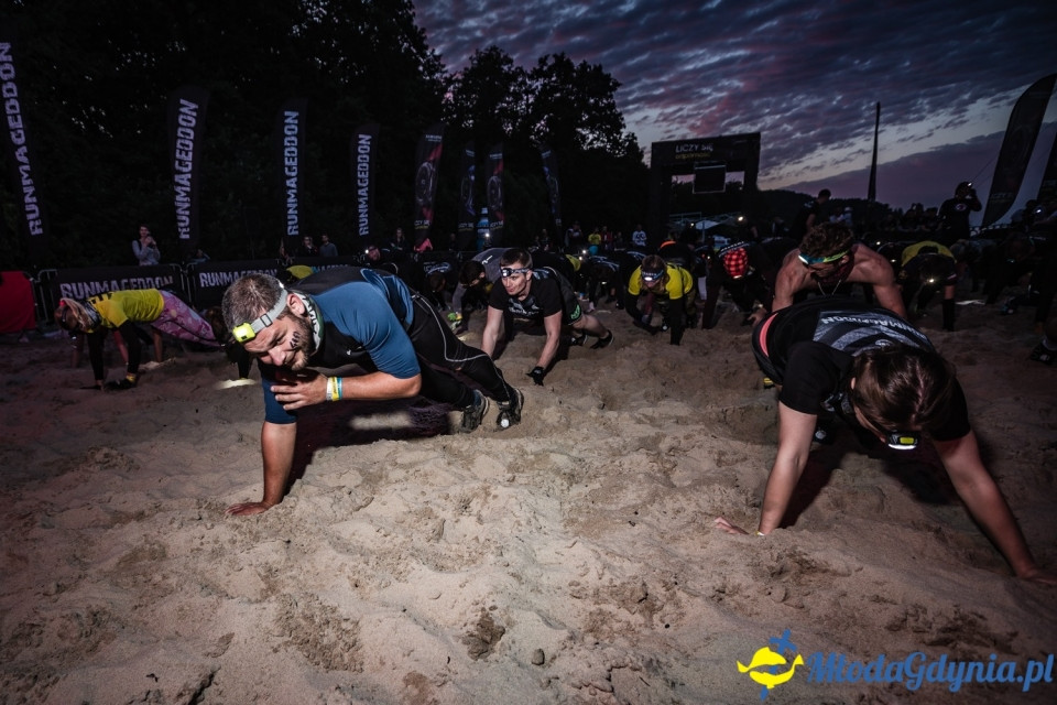 Trasa Nocny Runmageddon Gdynia Rekrut 2019