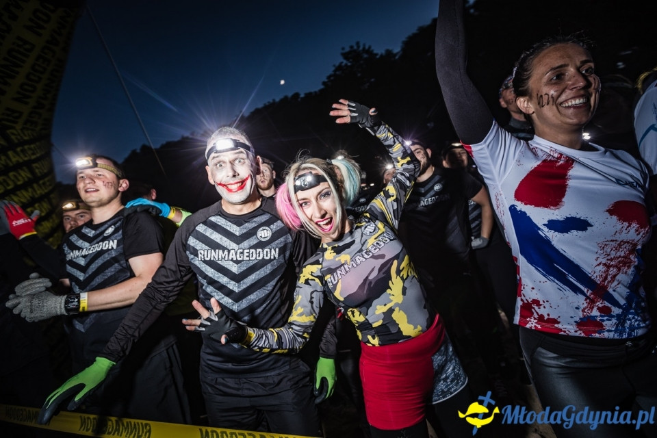 Trasa Nocny Runmageddon Gdynia Rekrut 2019