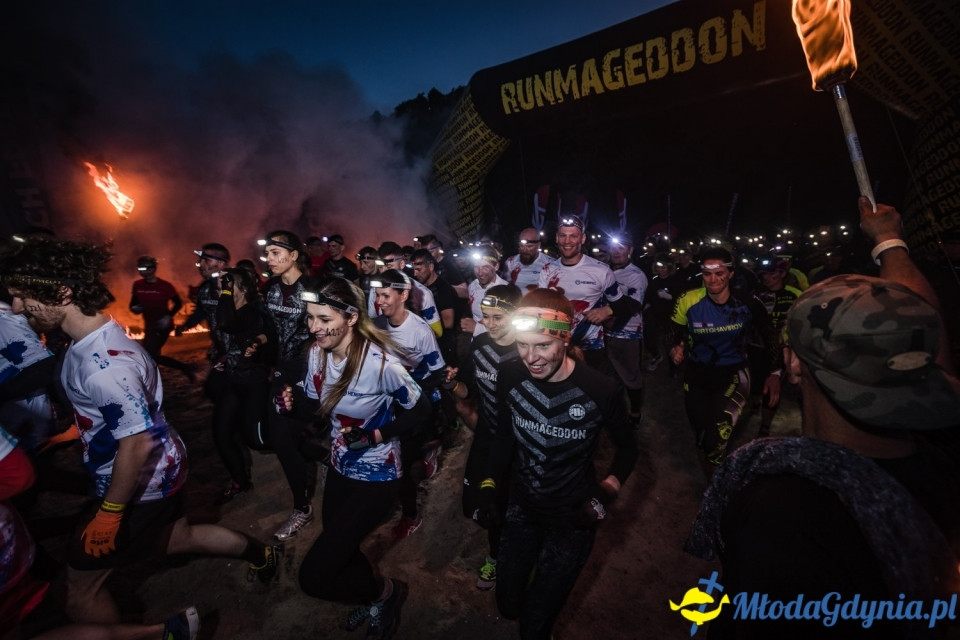 Trasa Nocny Runmageddon Gdynia Rekrut 2019