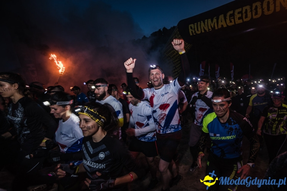 Trasa Nocny Runmageddon Gdynia Rekrut 2019