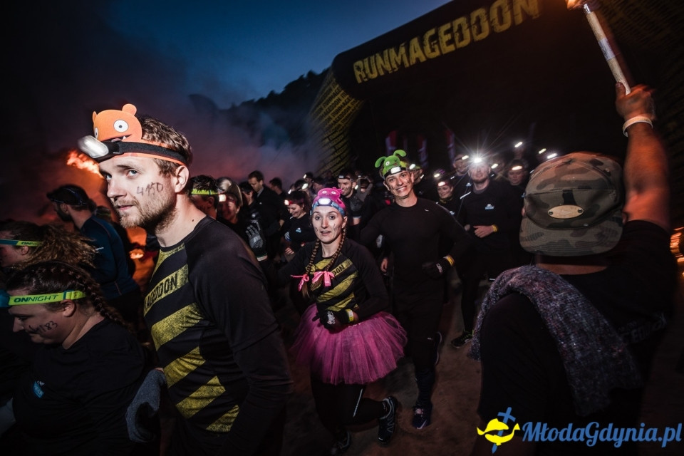 Trasa Nocny Runmageddon Gdynia Rekrut 2019
