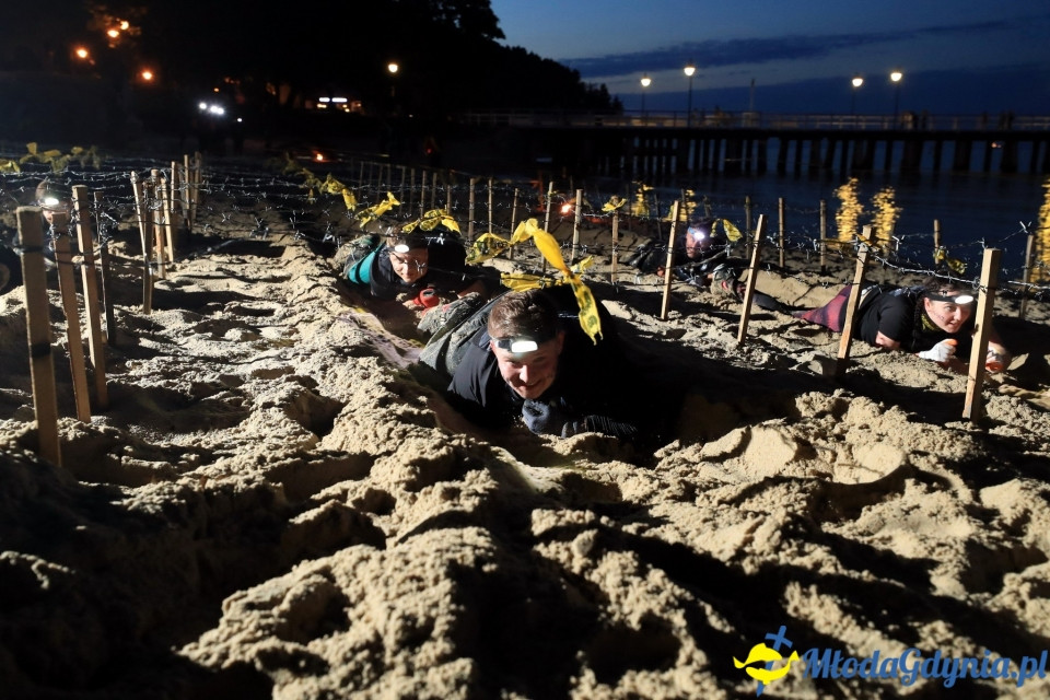 Trasa Nocny Runmageddon Gdynia Rekrut 2019